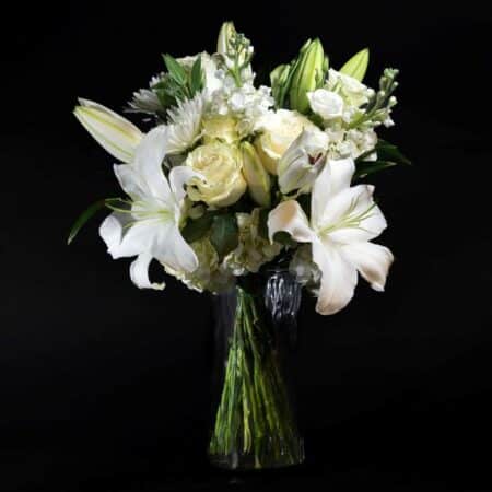 Bouquet de fleurs Le Blanche